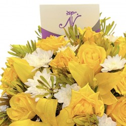 فازة زهور الشروق المبهج