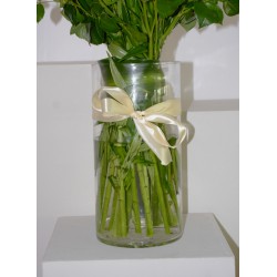 مزهرية زهور ليلي صفراء حالمة