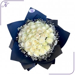 باقة جوري جمال ضوء القمر