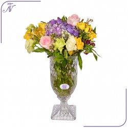 مزهرية روعة فصل الربيع