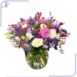 فازة الجمال الهادىء | مزهرية زجاج