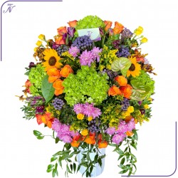 باقة زهور التمنيات الخالصة