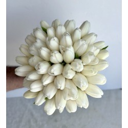 مسكة التوليب الجميل للعروس