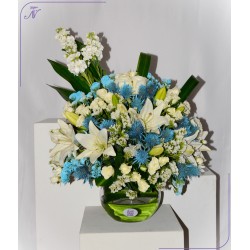 مزهرية زهور الهدوء