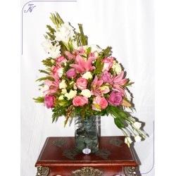 Happiness flower vase